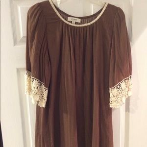 Umgee boutique dress with croquet detail size M